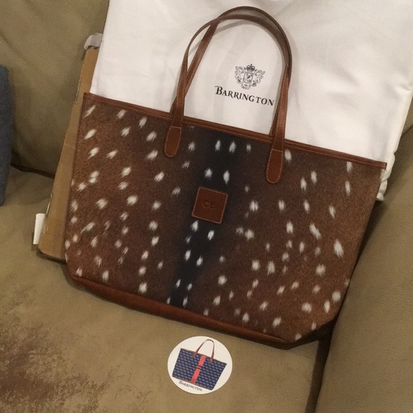 New Barrington Axis Print Large Open Tote Bag - Picture 3 of 5